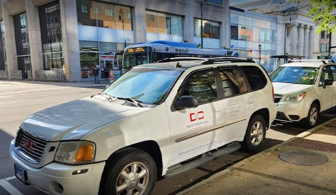 DC Restoration Enterprise emergency response vehicle