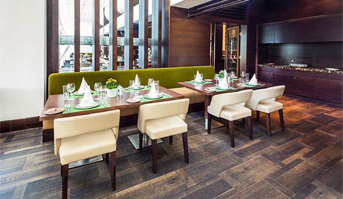 Neat and clean restaurant