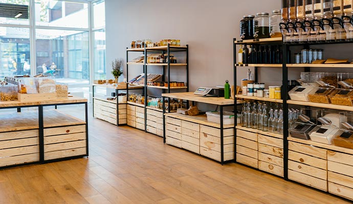Retail store interior